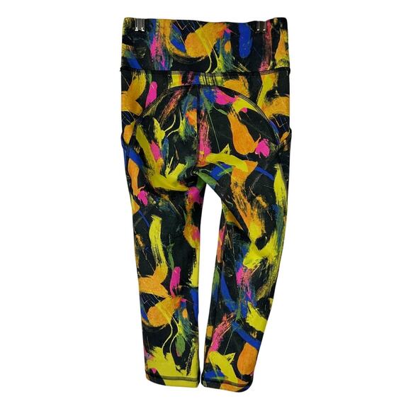 Lululemon Invigorate High-Rise Crop 17" Undertone Black Multi Women's Size 2 NWT - Picture 5 of 12